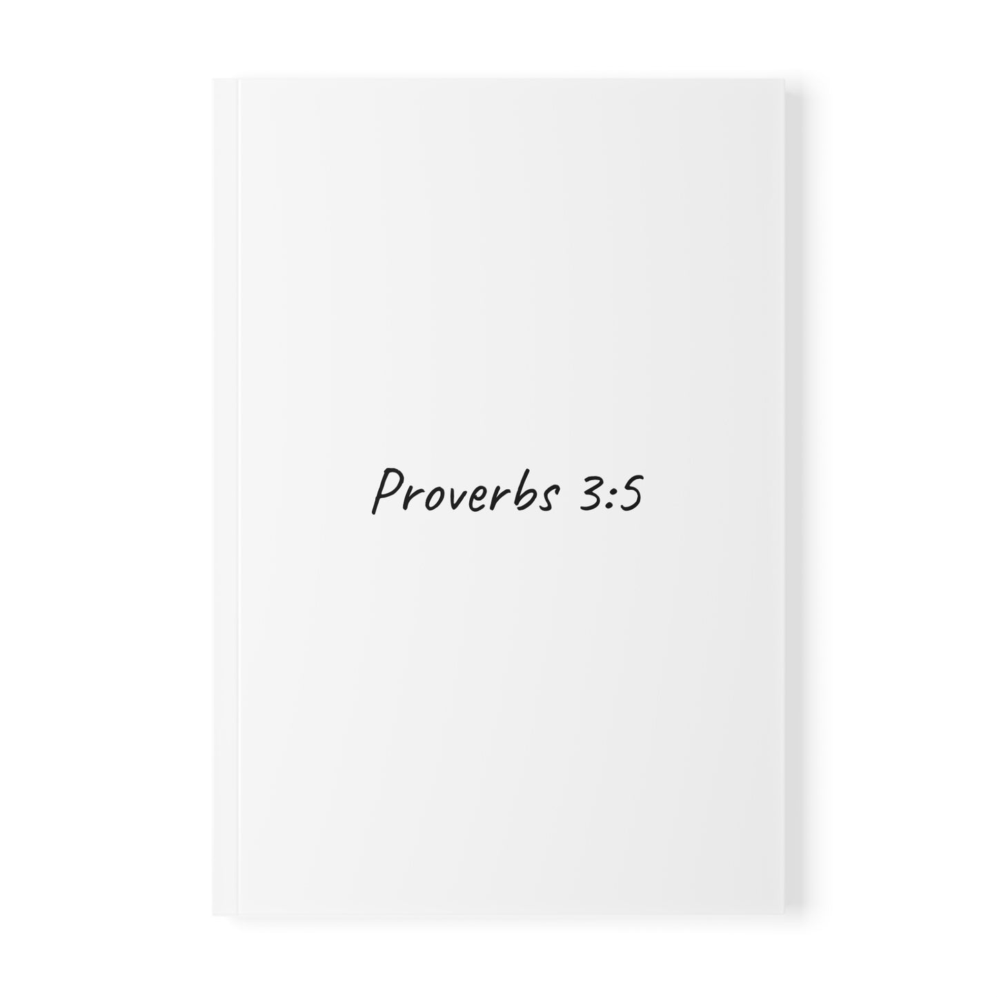 Proverbs 3:5 Softcover Journal Notebook