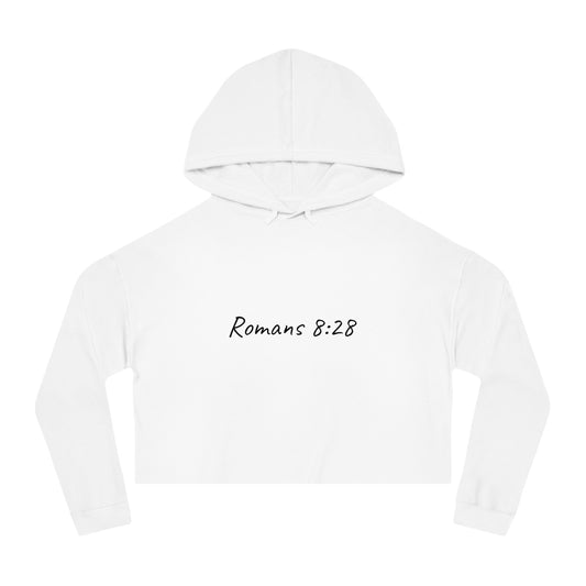 Romans 8:28 Cropped Hoodie