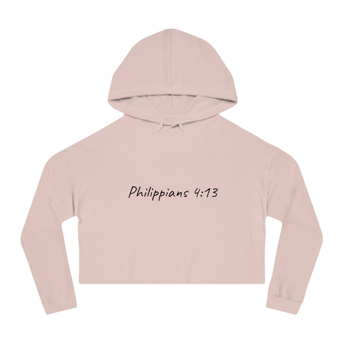 Philippians 4:13 Cropped Hoodie