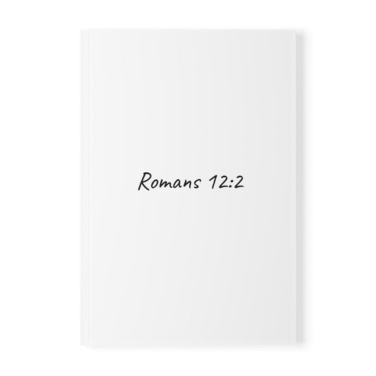 Romans 12:2 Softcover Journal Notebook