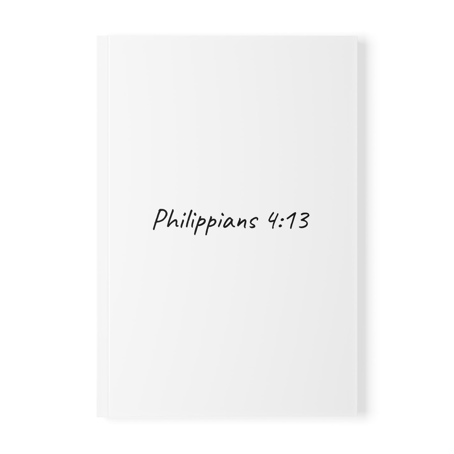 Philippians 4:13 Softcover Journal Notebook