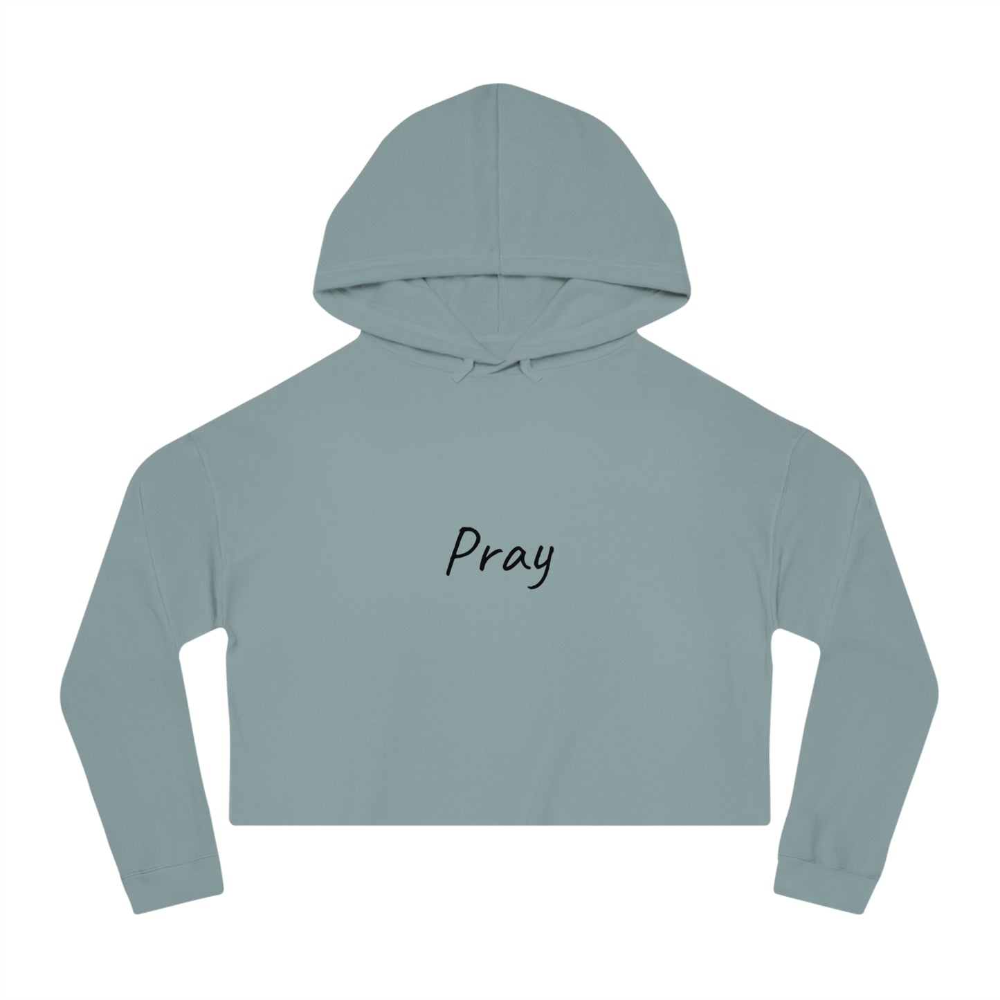 Pray Cropped Hoodie