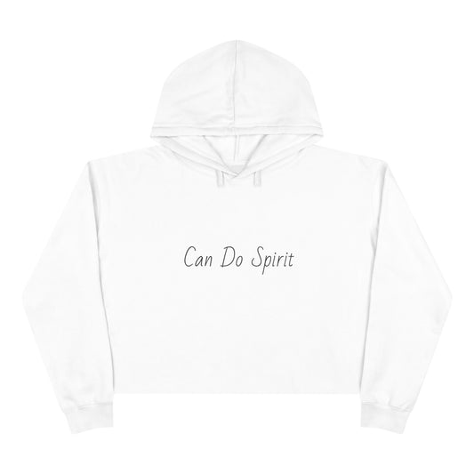 Can Do Spirit Cropped Hoodie