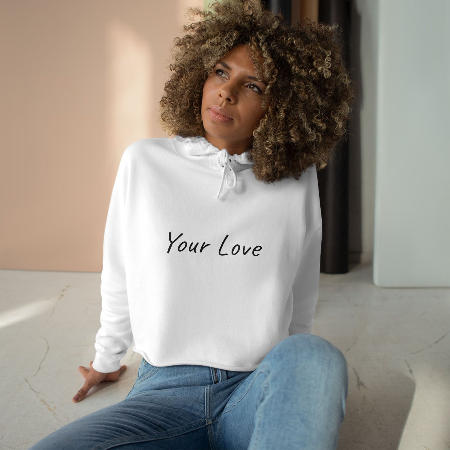 Your Love Cropped Hoodie