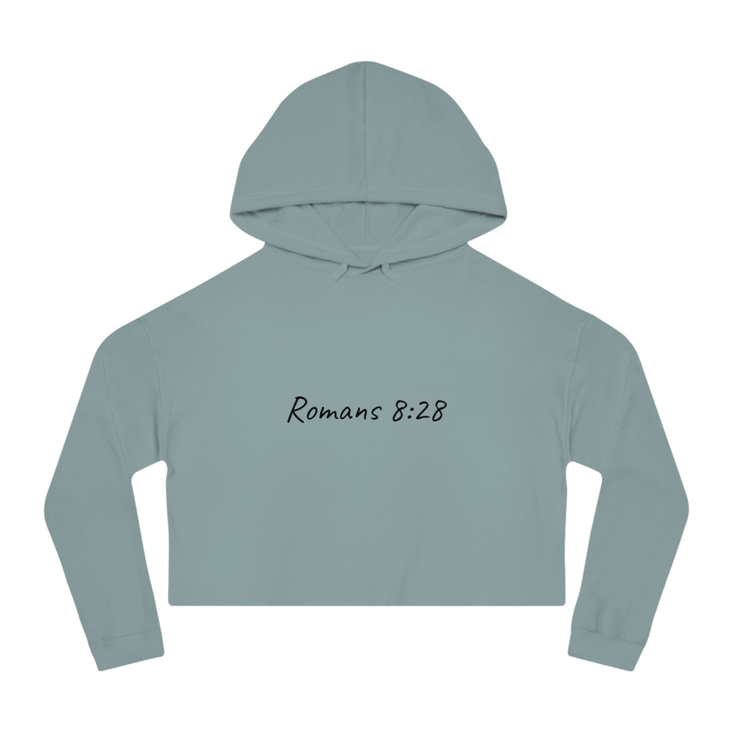 Romans 8:28 Cropped Hoodie