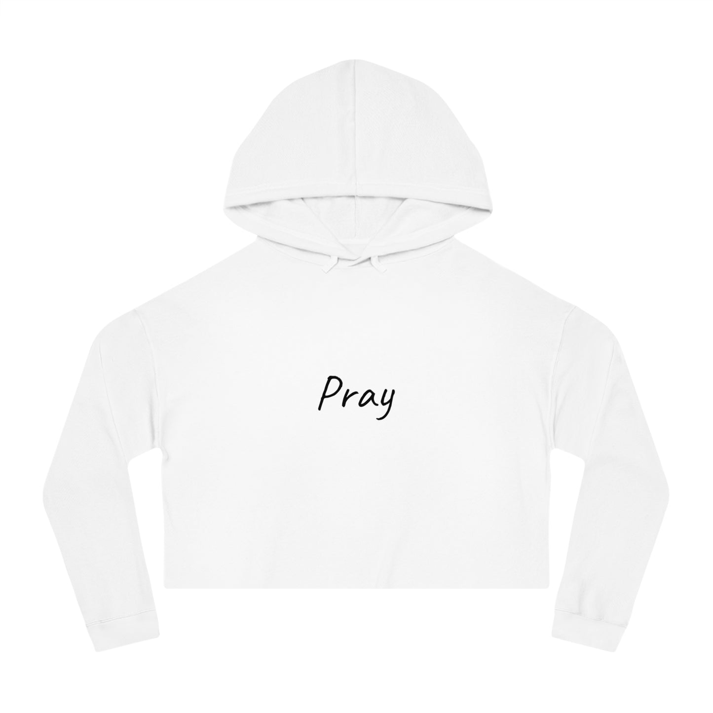 Pray Cropped Hoodie