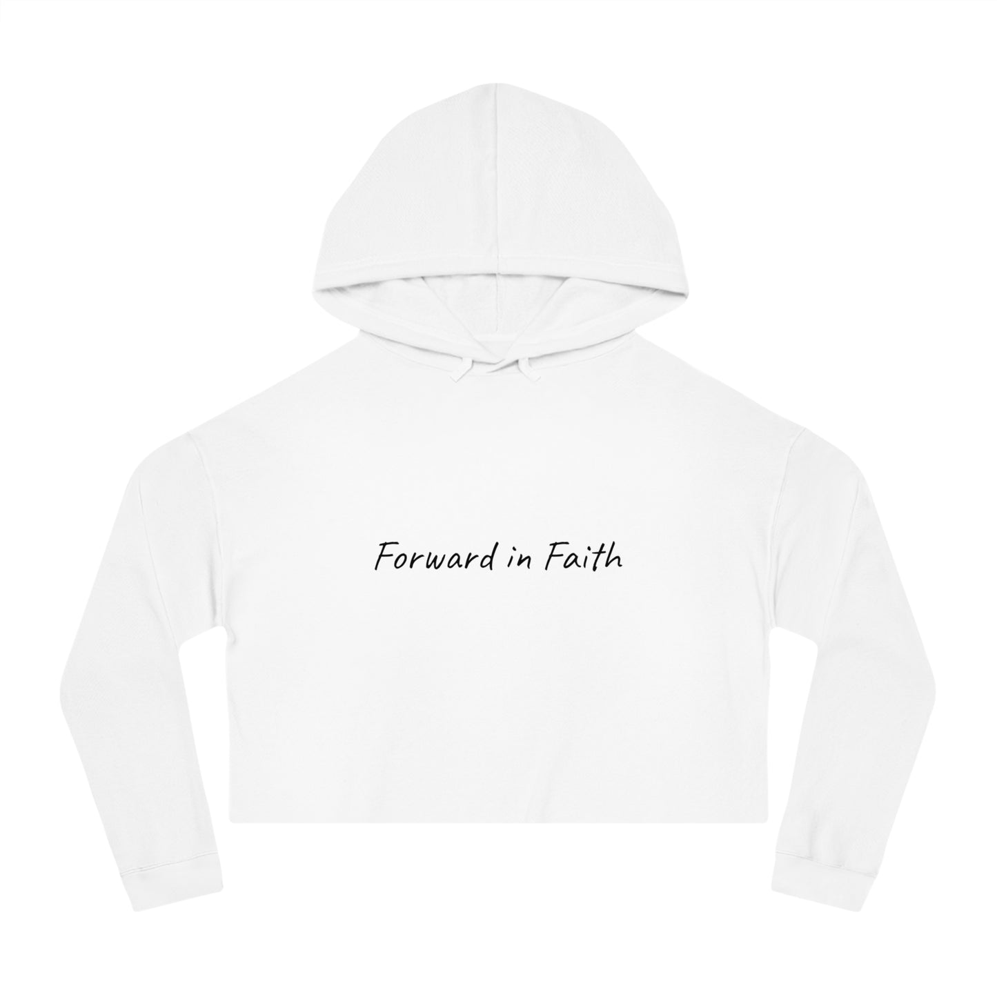 Forward in Faith Cropped Hoodie