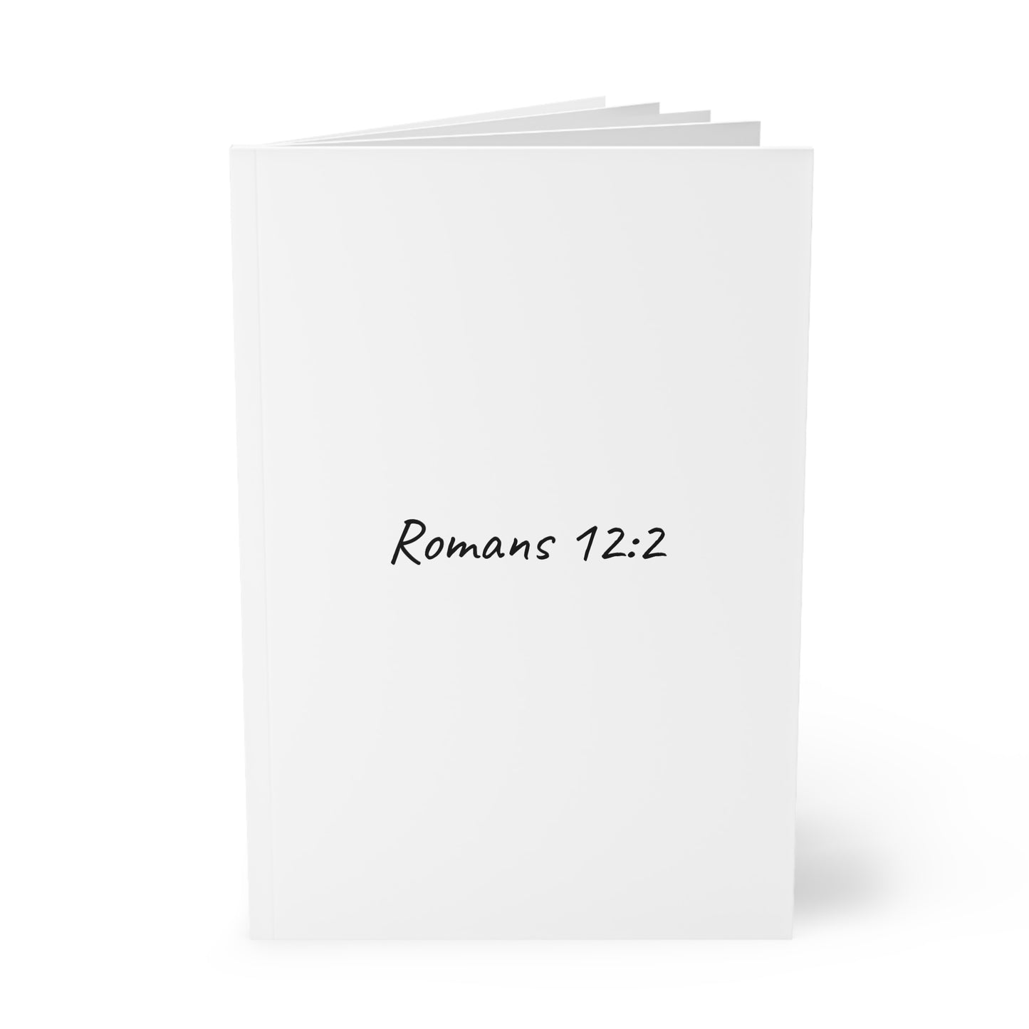 Romans 12:2 Softcover Journal Notebook