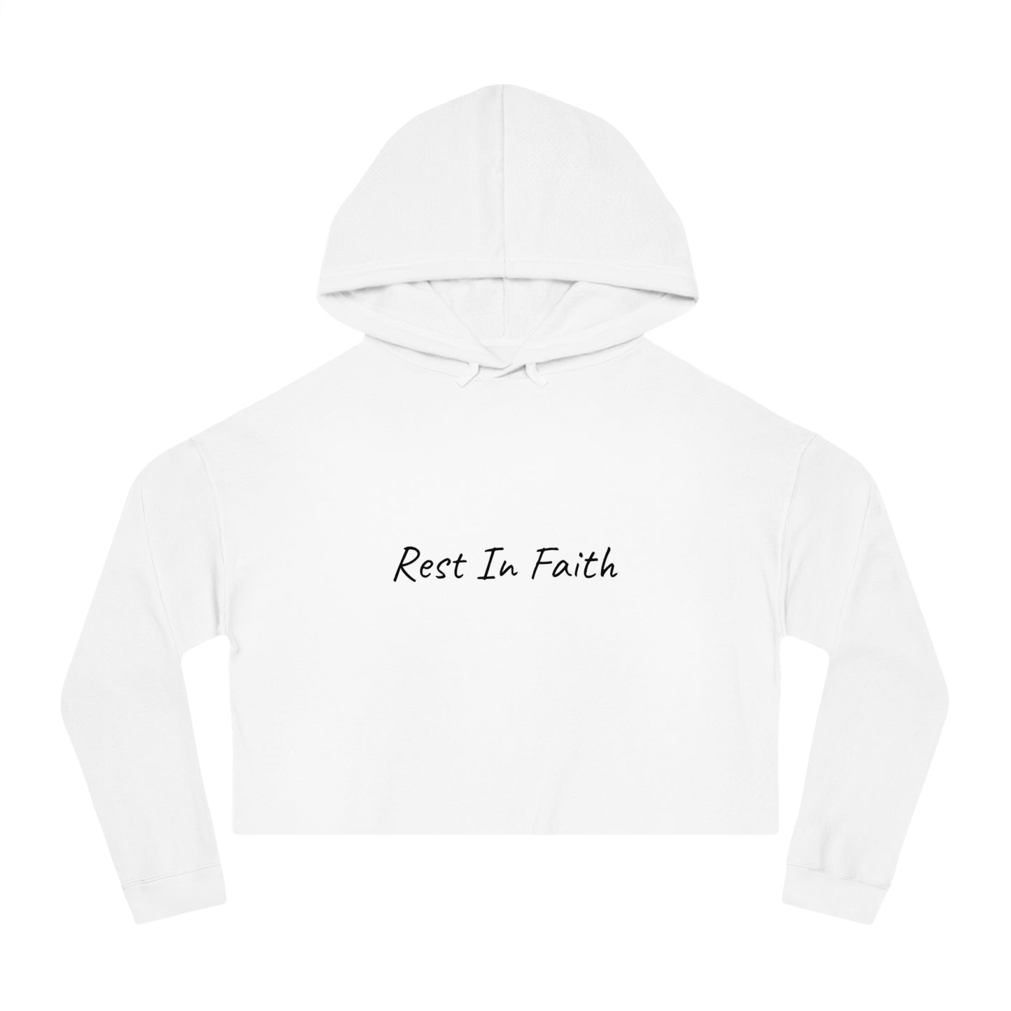 Rest In Faith Cropped Hoodie