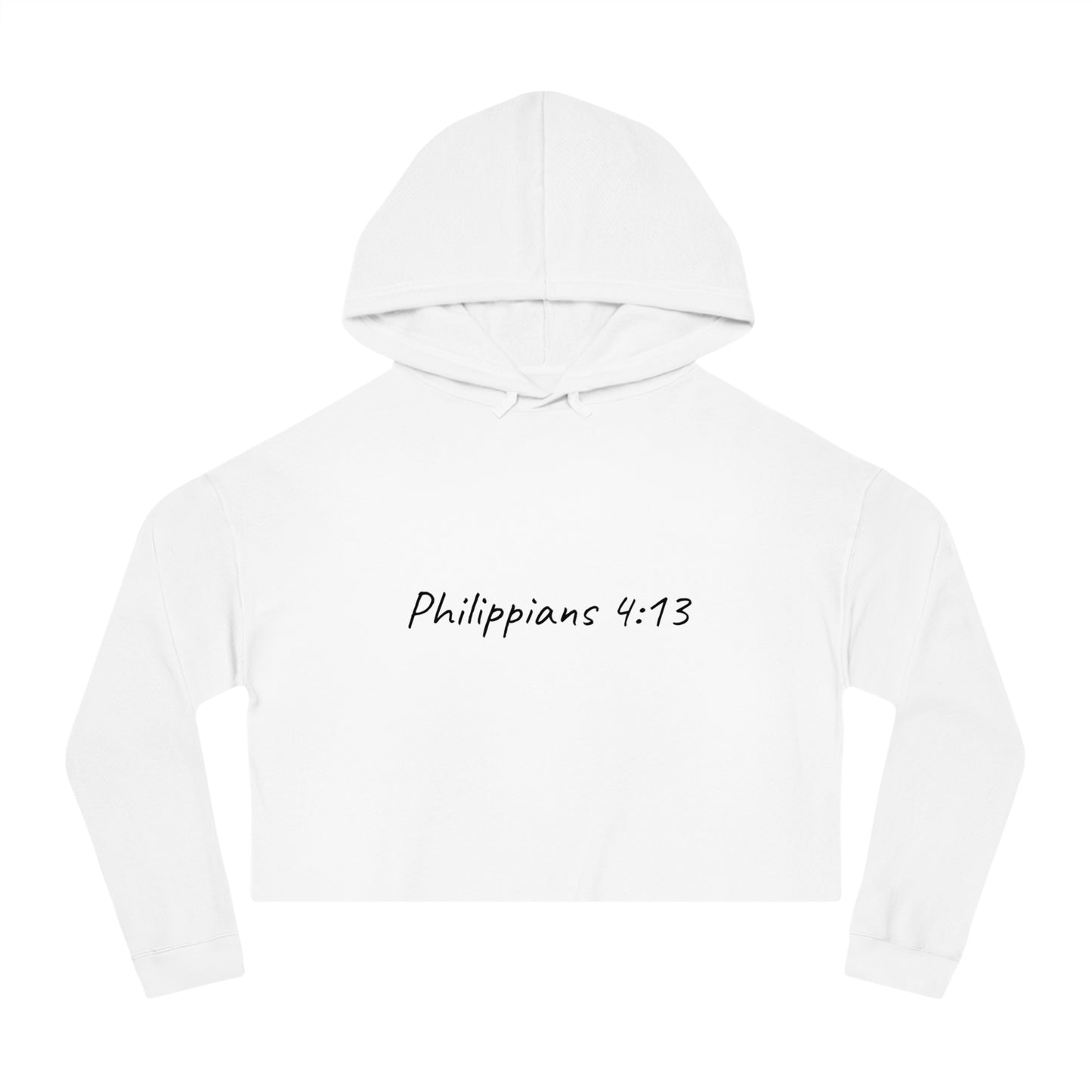 Philippians 4:13 Cropped Hoodie