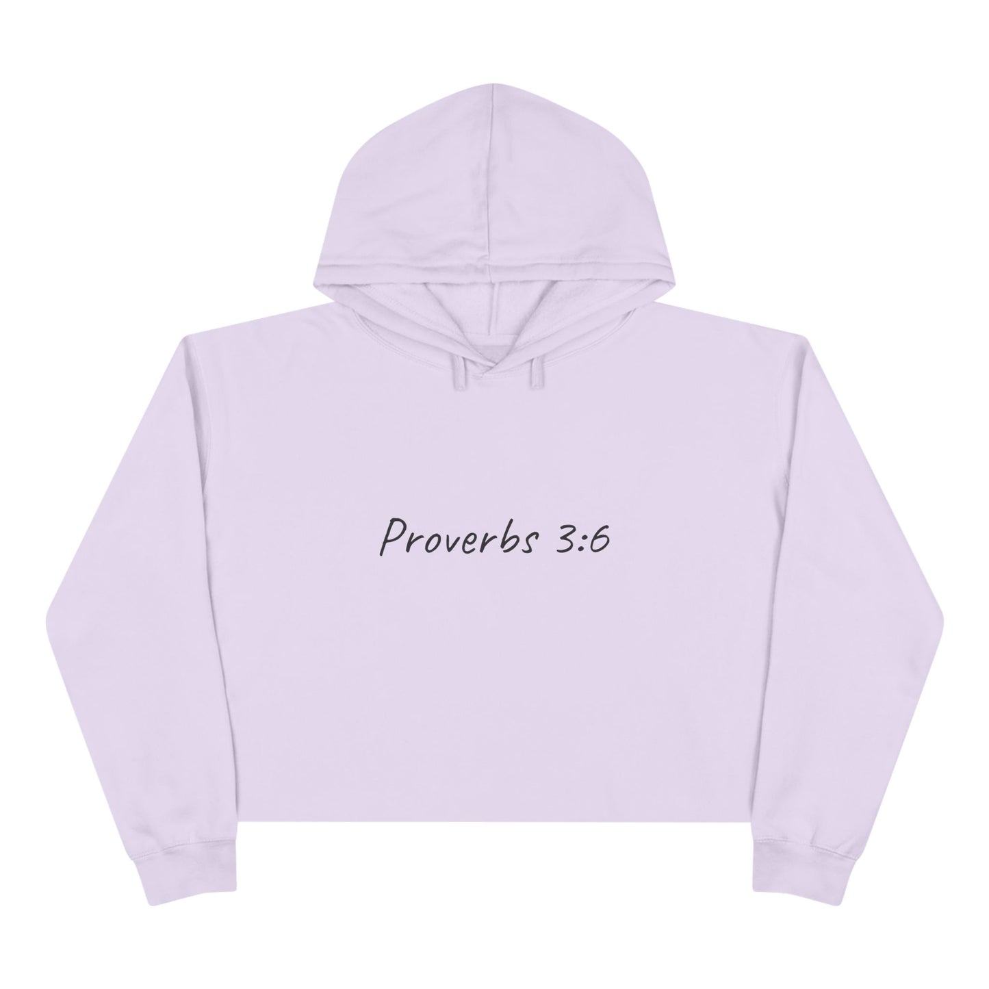 Proverbs 3:5 Cropped Hoodie