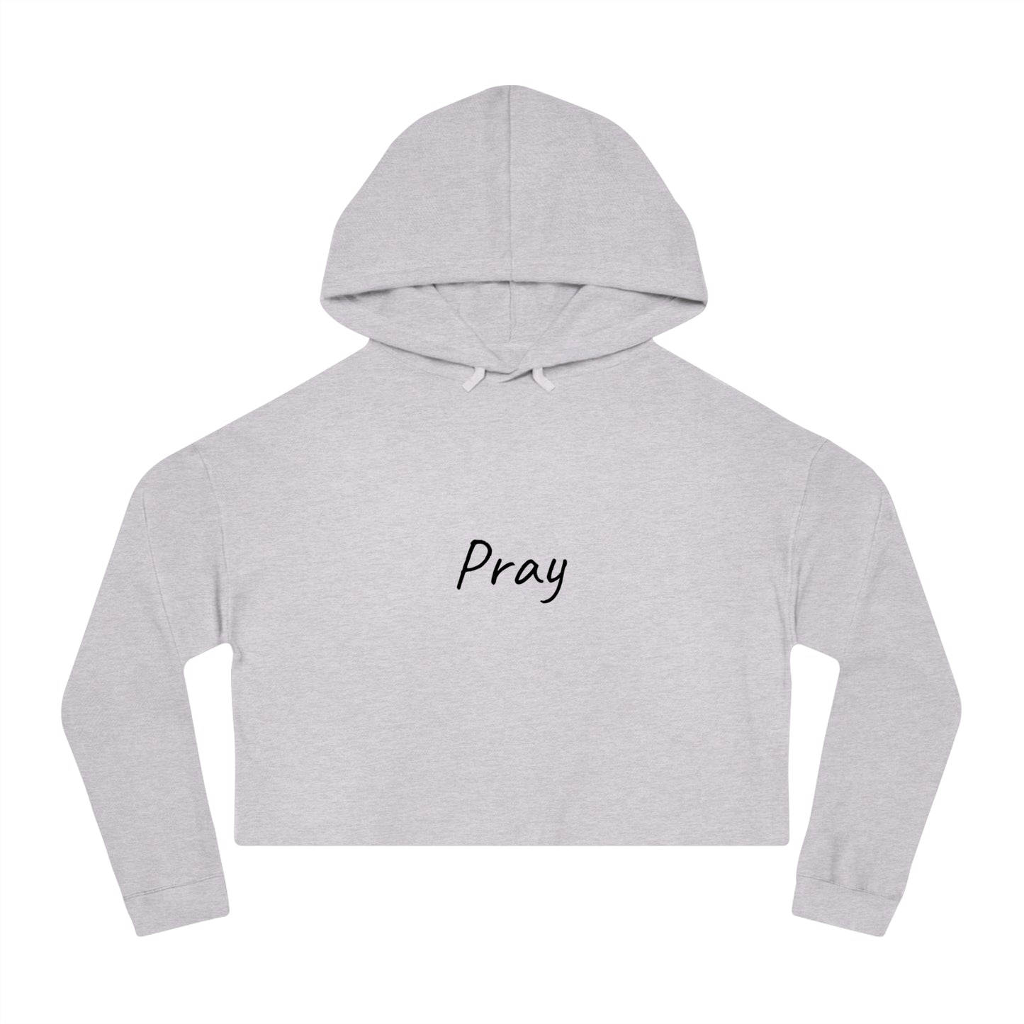 Pray Cropped Hoodie