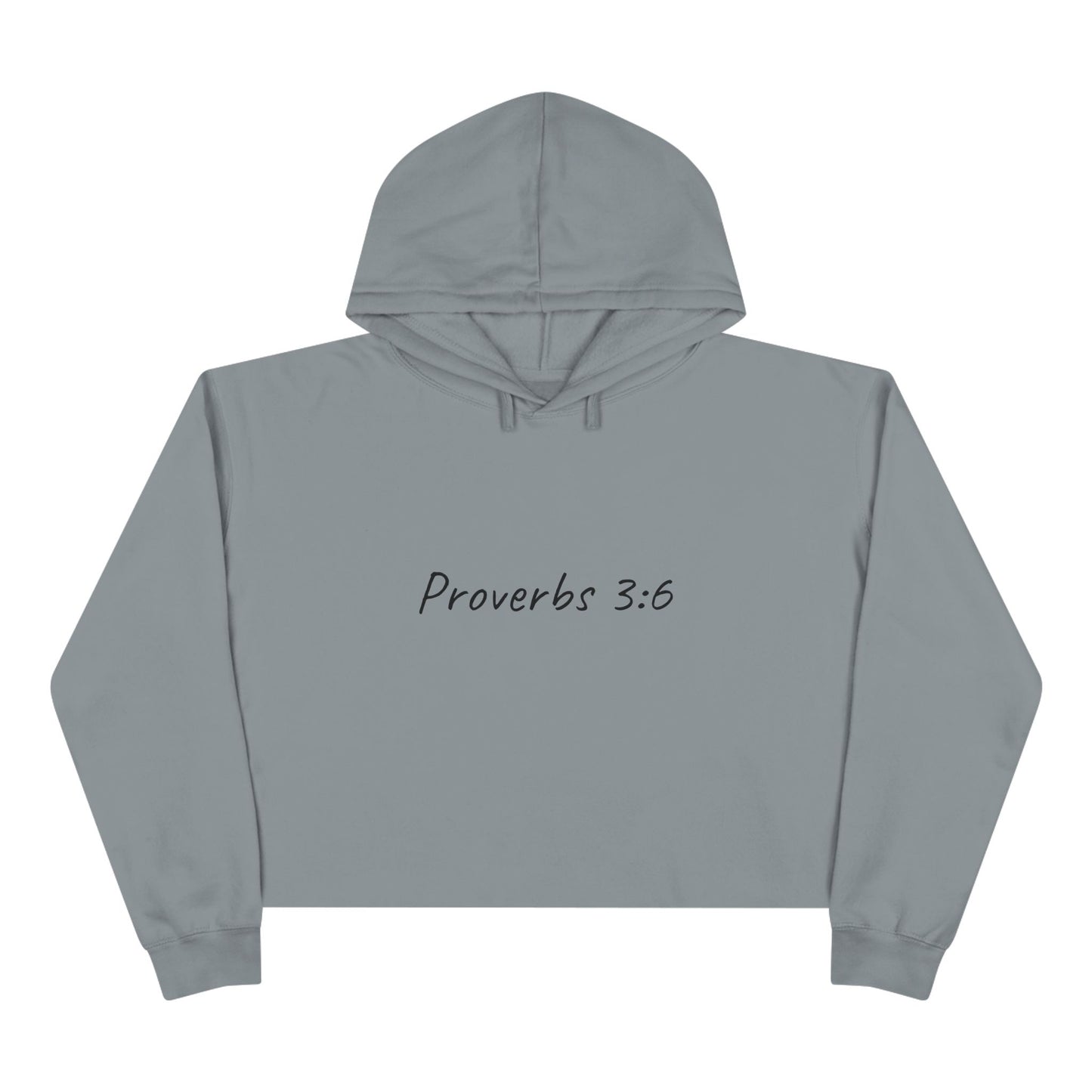 Proverbs 3:5 Cropped Hoodie