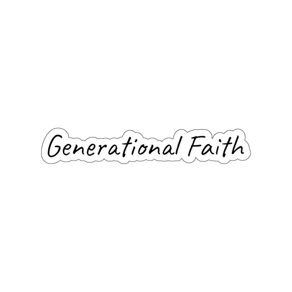 Generational Faith Inspirational Kiss-Cut Stickers