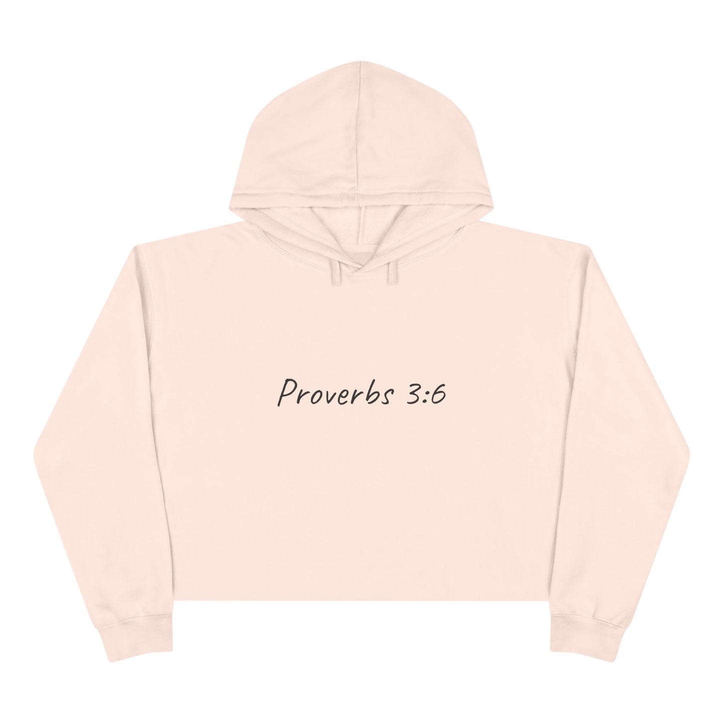 Proverbs 3:5 Cropped Hoodie