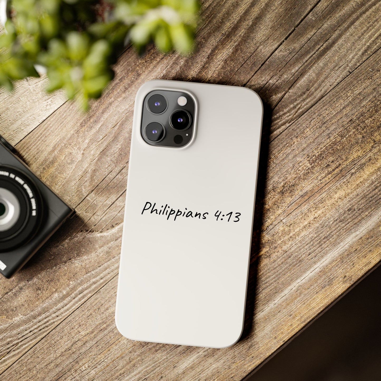 Philippians 4:13 Inspiring Phone Case