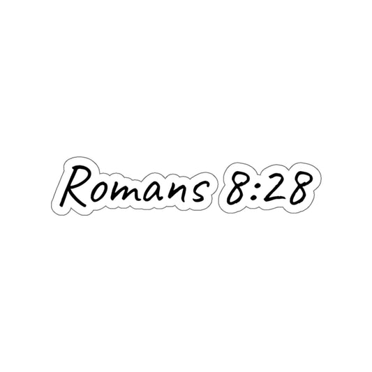 Romans 8:28 Inspirational Kiss-Cut Stickers