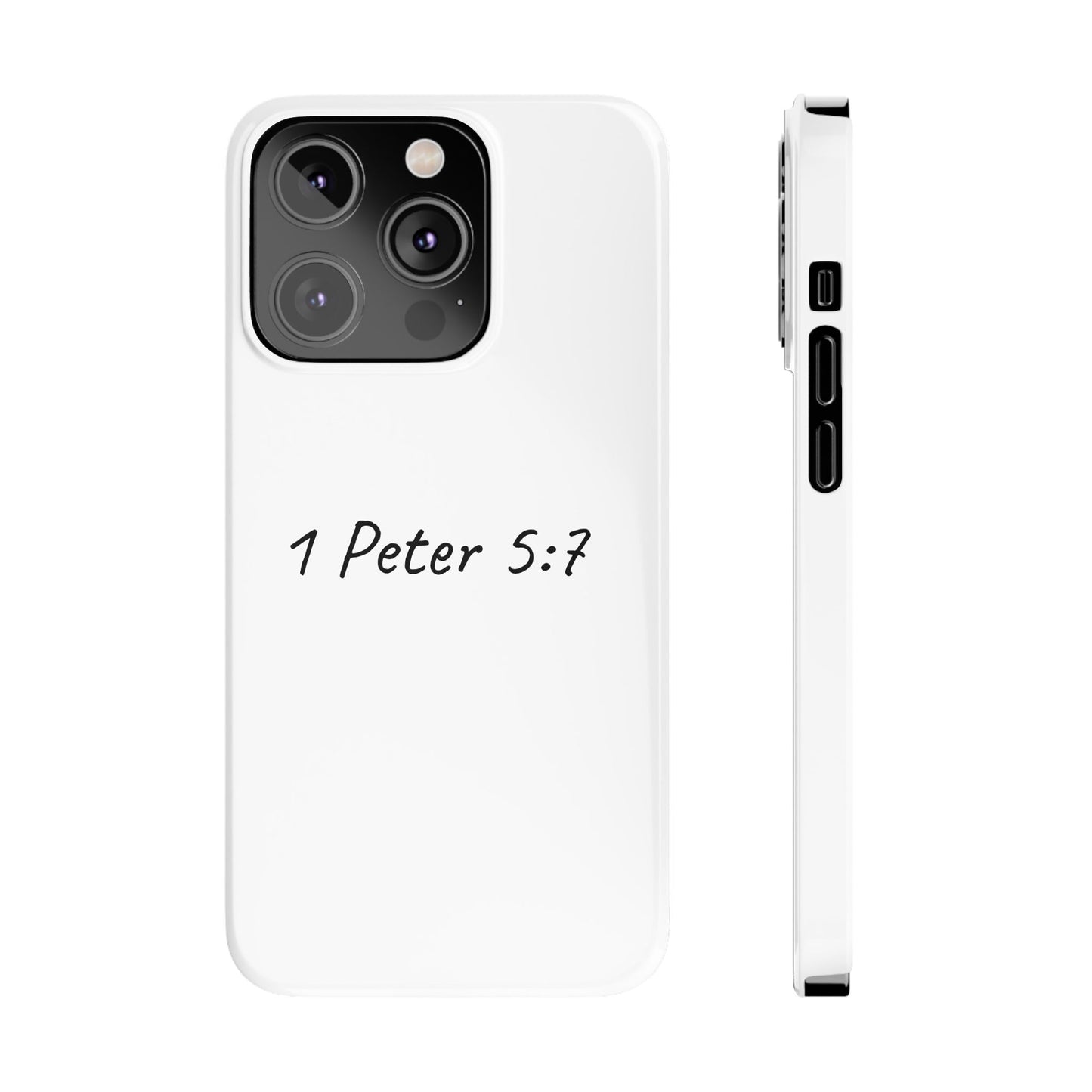 1 Peter 5:7 Inspiring Phone Case