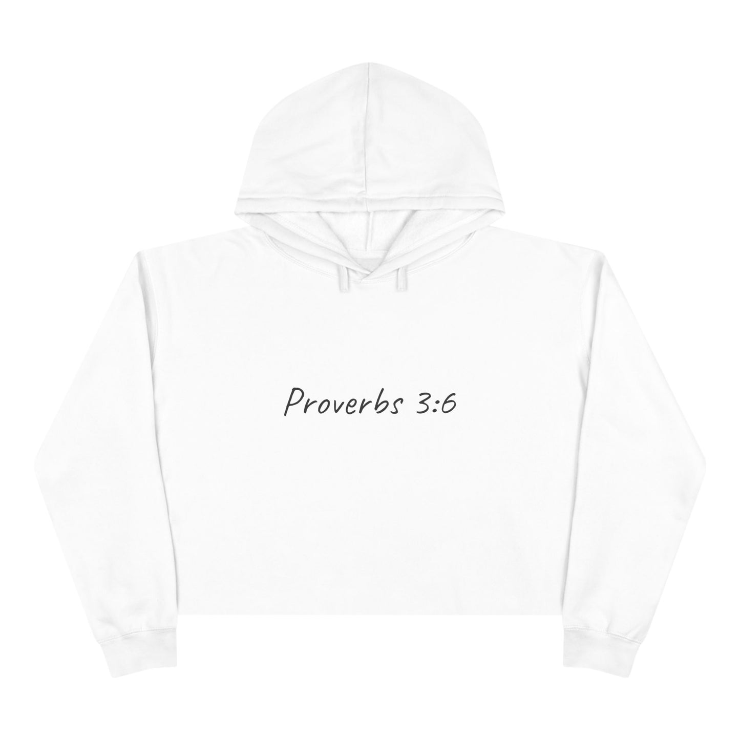 Proverbs 3:5 Cropped Hoodie