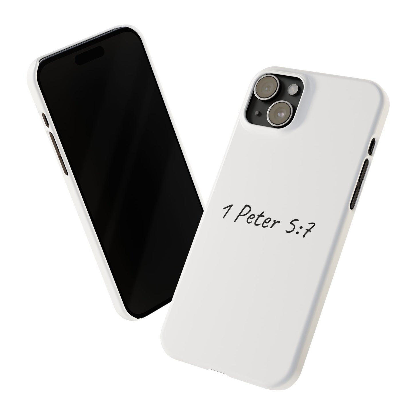 1 Peter 5:7 Inspiring Phone Case