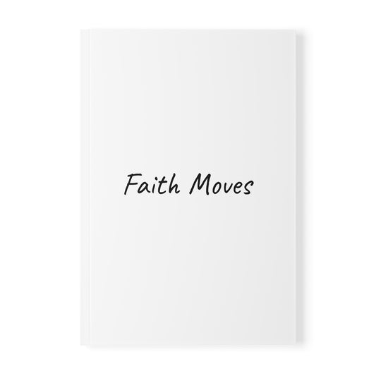 Faith Moves Softcover Journal Notebook