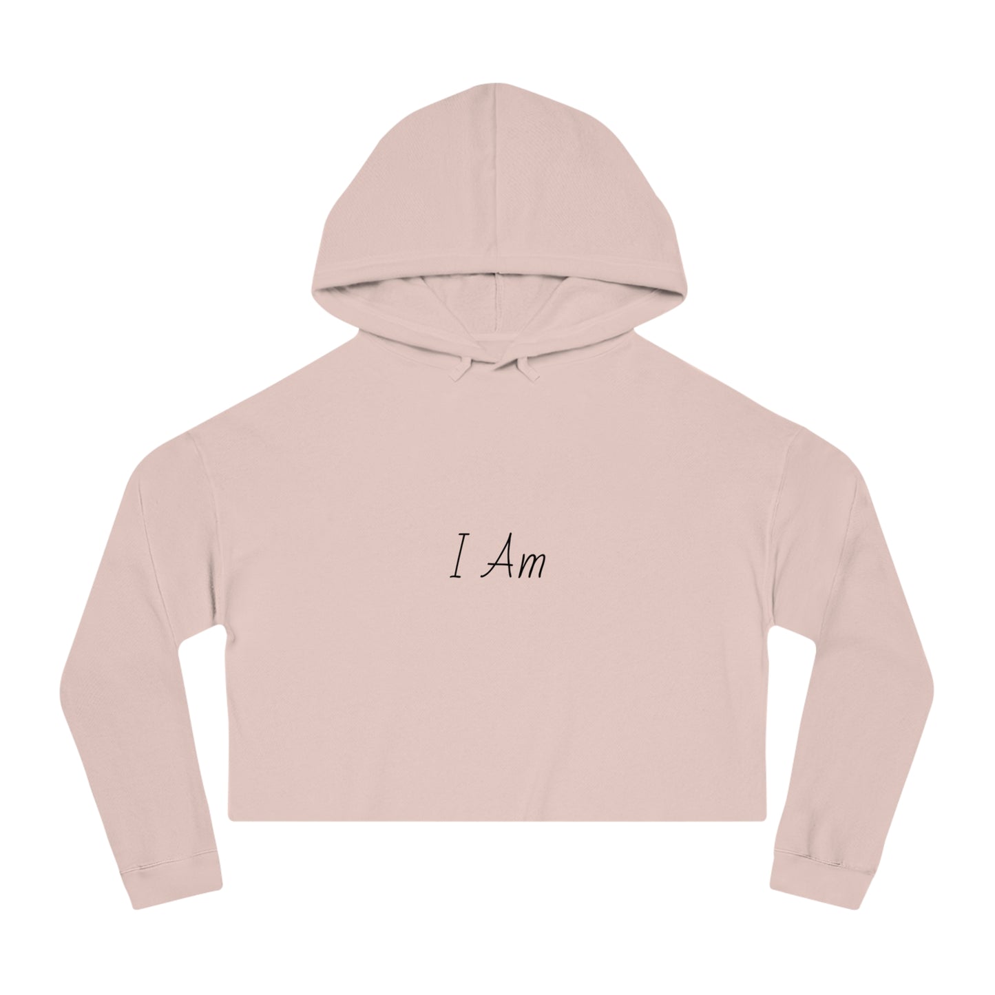 I Am Cropped Hoodie