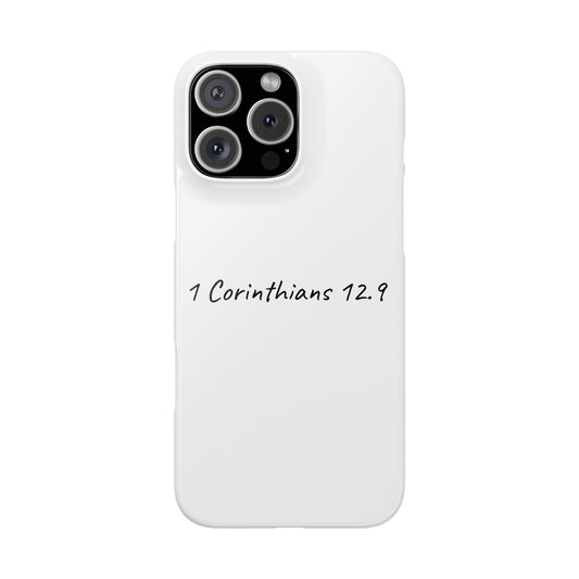 1 Corinthians 12:9 Inspiring Phone Case