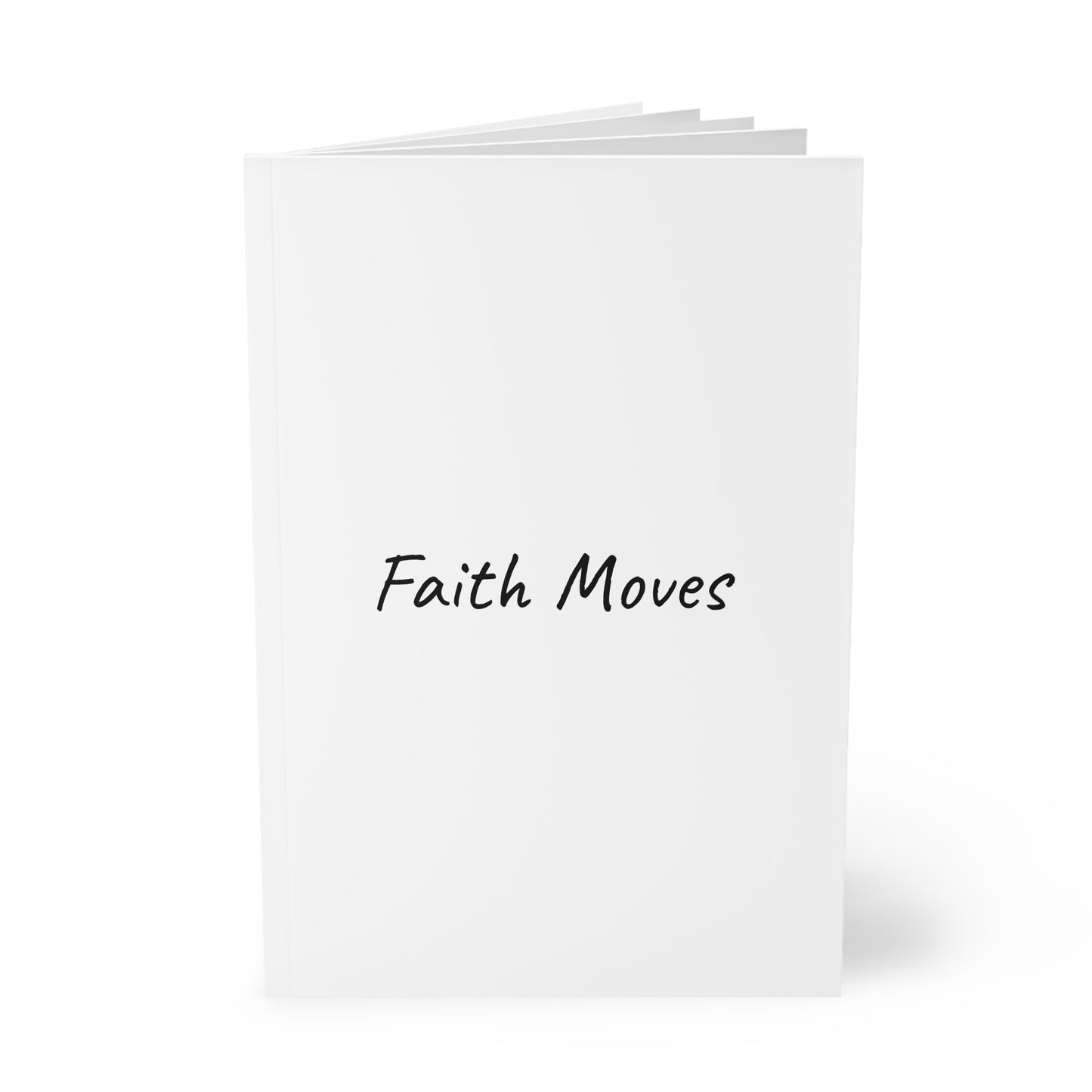 Faith Moves Softcover Journal Notebook