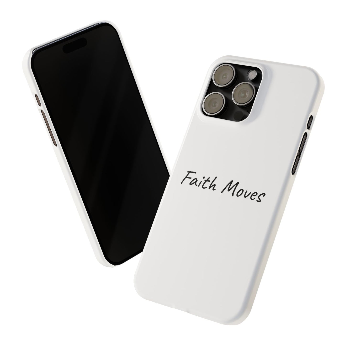 Faith Moves Inspiring Phone Case