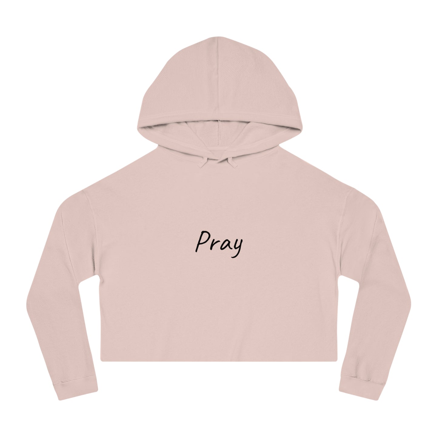 Pray Cropped Hoodie