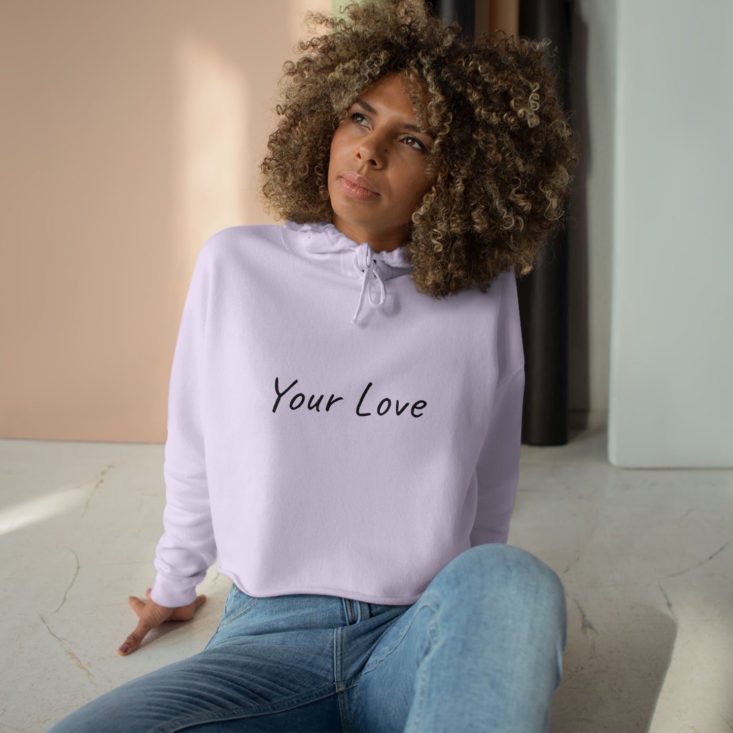 Your Love Cropped Hoodie