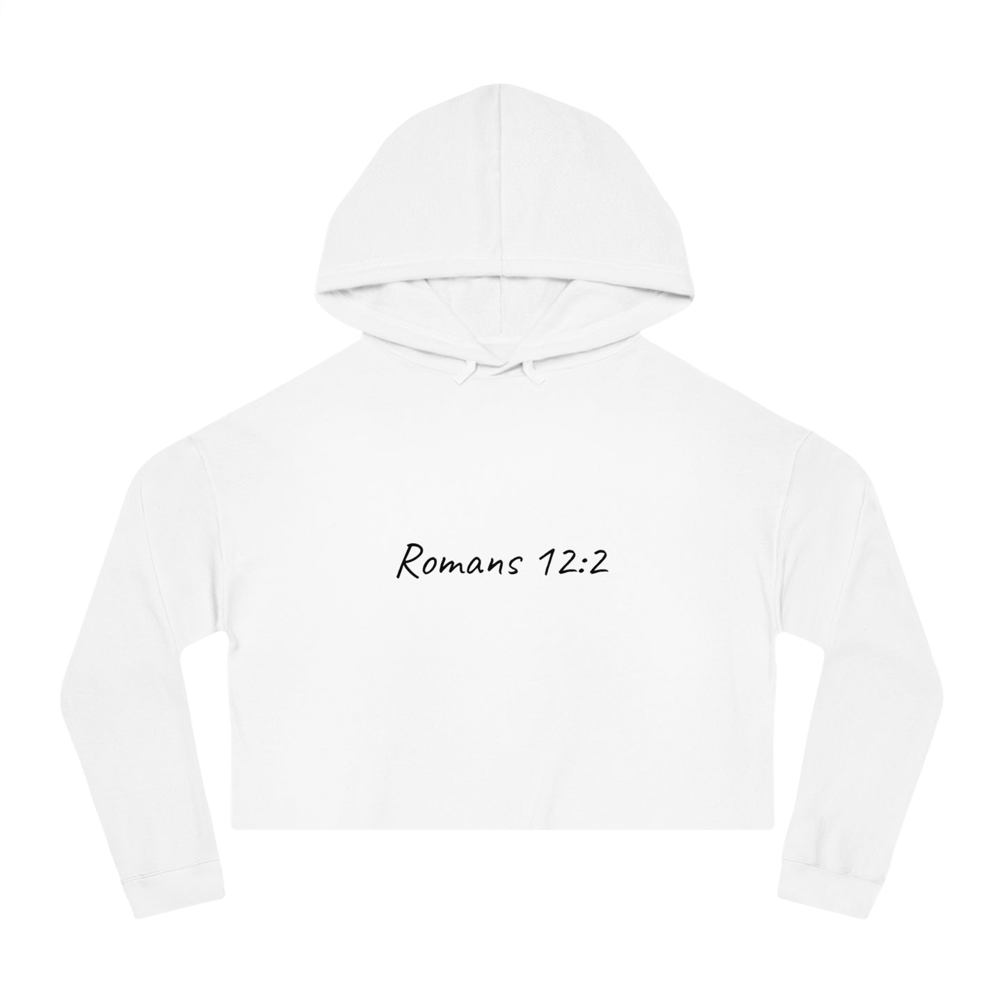 Romans 12:2 Cropped Hoodie